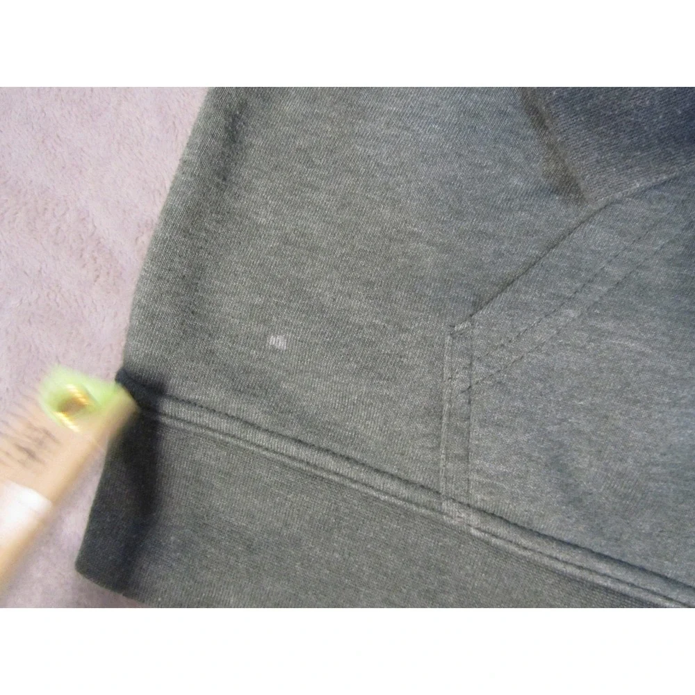 The North Face Hoodie Mens Large Green Camo Logo Pullover Sweatshirt